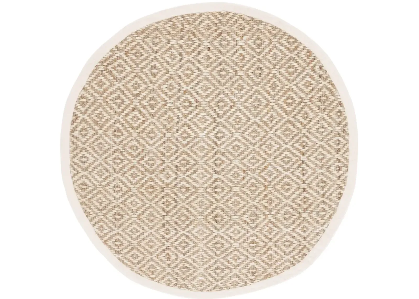 MSR NATURAL FIBER IVORY  6' x 6' Round Round Rug