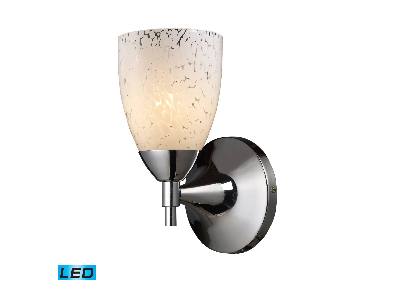 Celina 9" High 1-Light Sconce - Polished Chrome