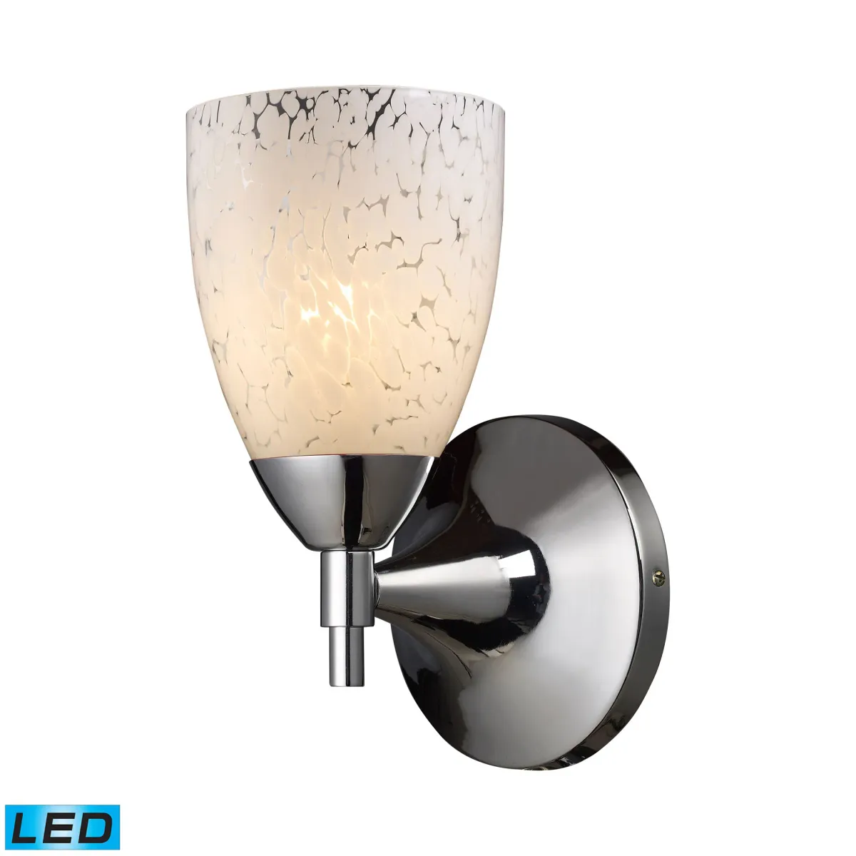 Celina 9" High 1-Light Sconce - Polished Chrome