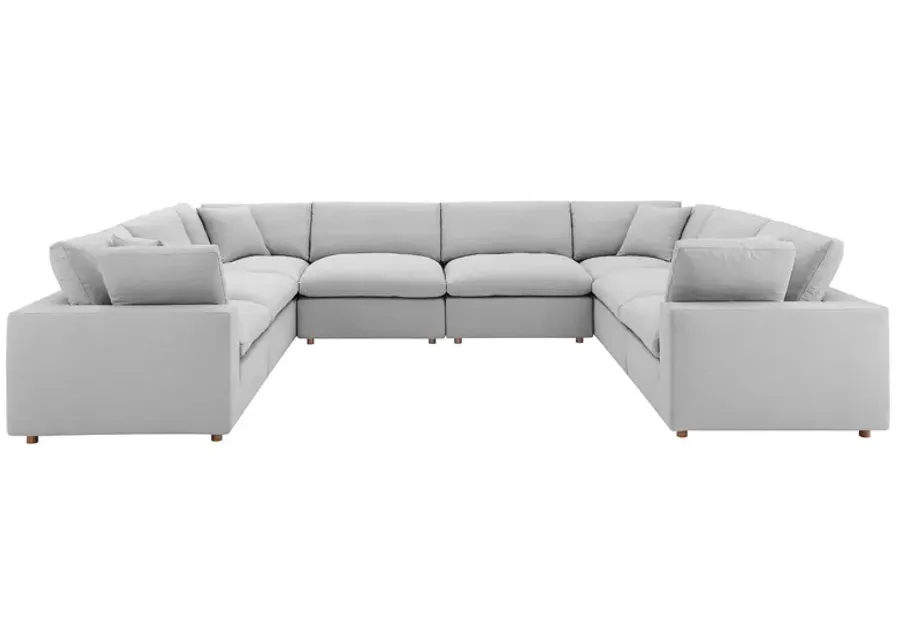 Commix Down Filled Overstuffed 8-Piece Sectional Sofa