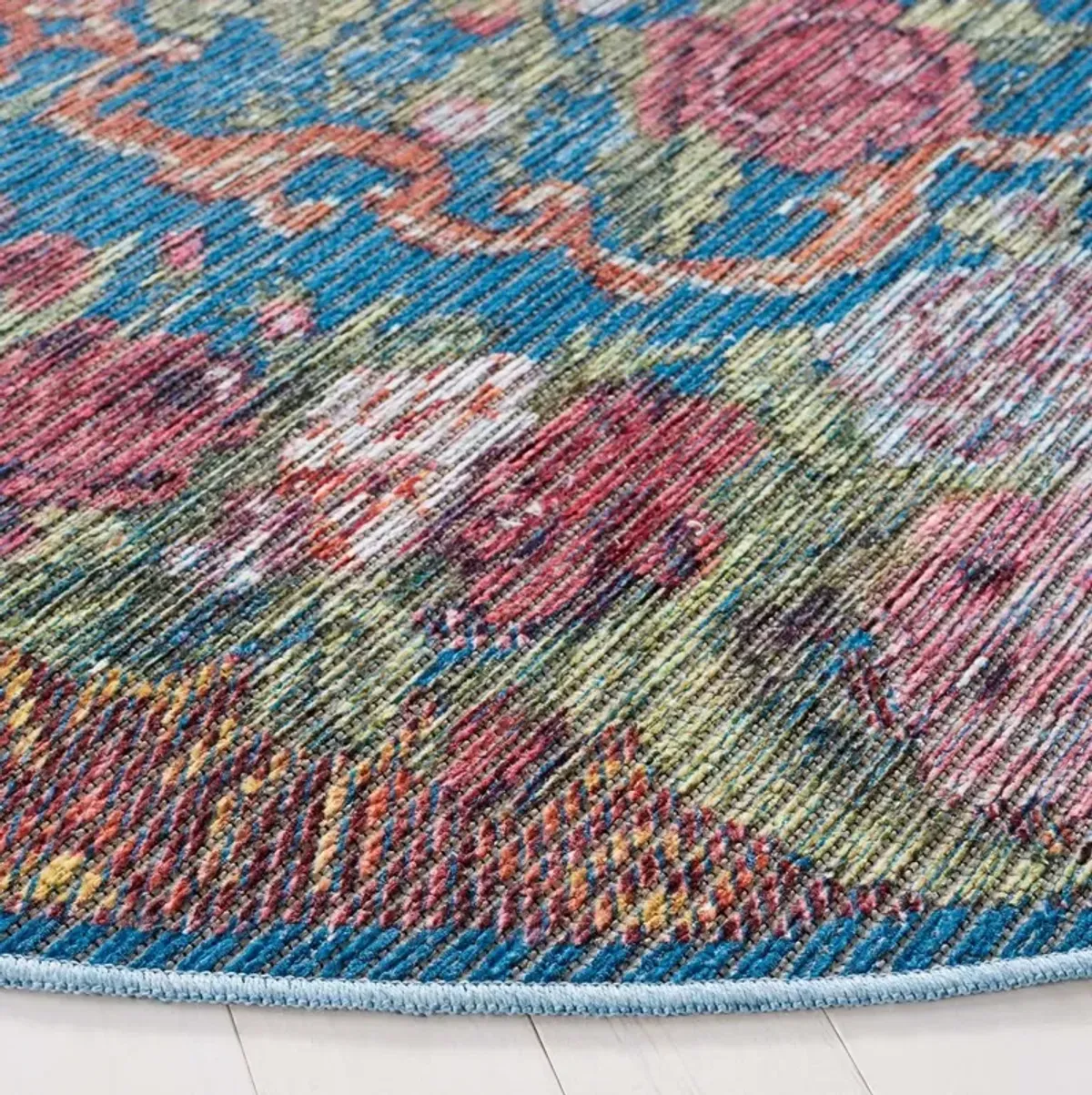 BESARABIAN 220 Blue 2' X 8' Runner Rug