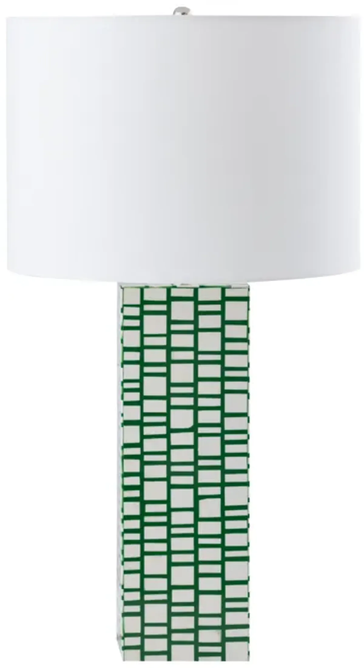 Etten 27'' High 1-Light Table Lamp - Green - Includes LED Bulb