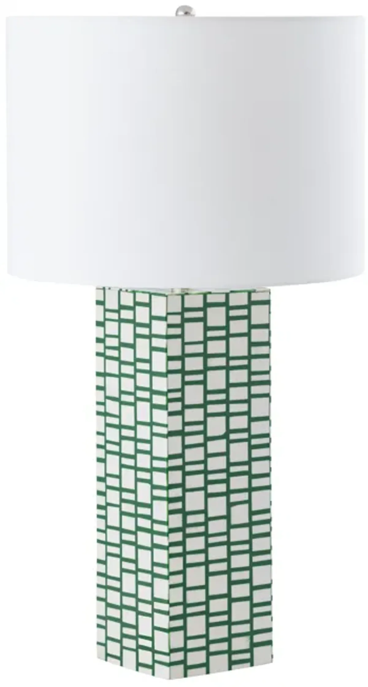 Etten 27'' High 1-Light Table Lamp - Green - Includes LED Bulb