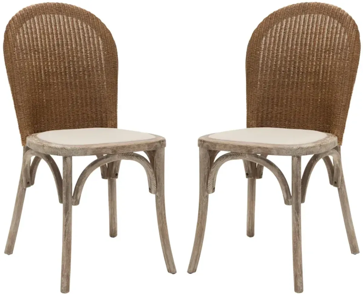 KIONI 19''H RATTAN SIDE CHAIR (SET OF 2) 