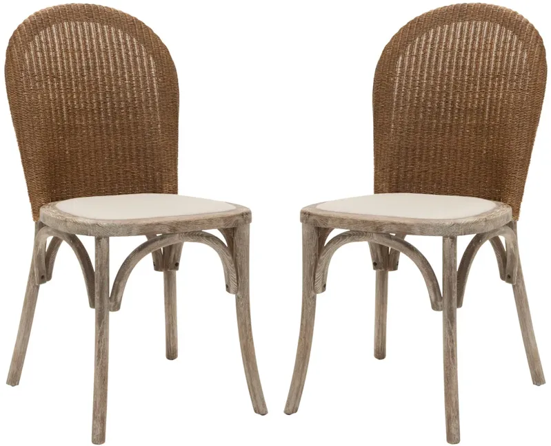 KIONI 19''H RATTAN SIDE CHAIR (SET OF 2) 