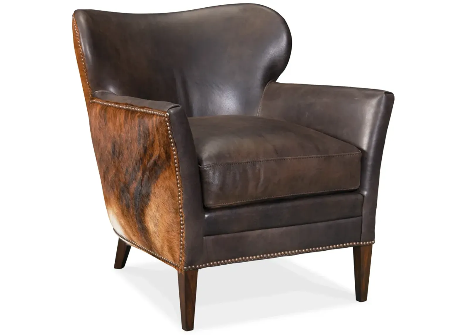 Kato Leather Hair on Hide Club Chair