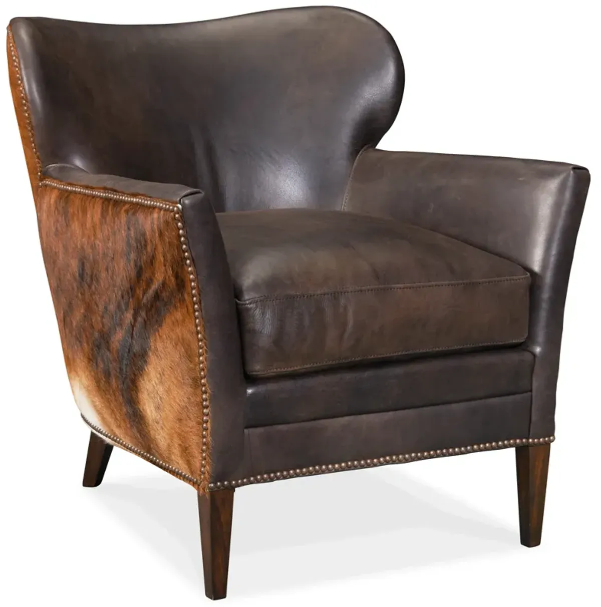 Kato Leather Hair on Hide Club Chair