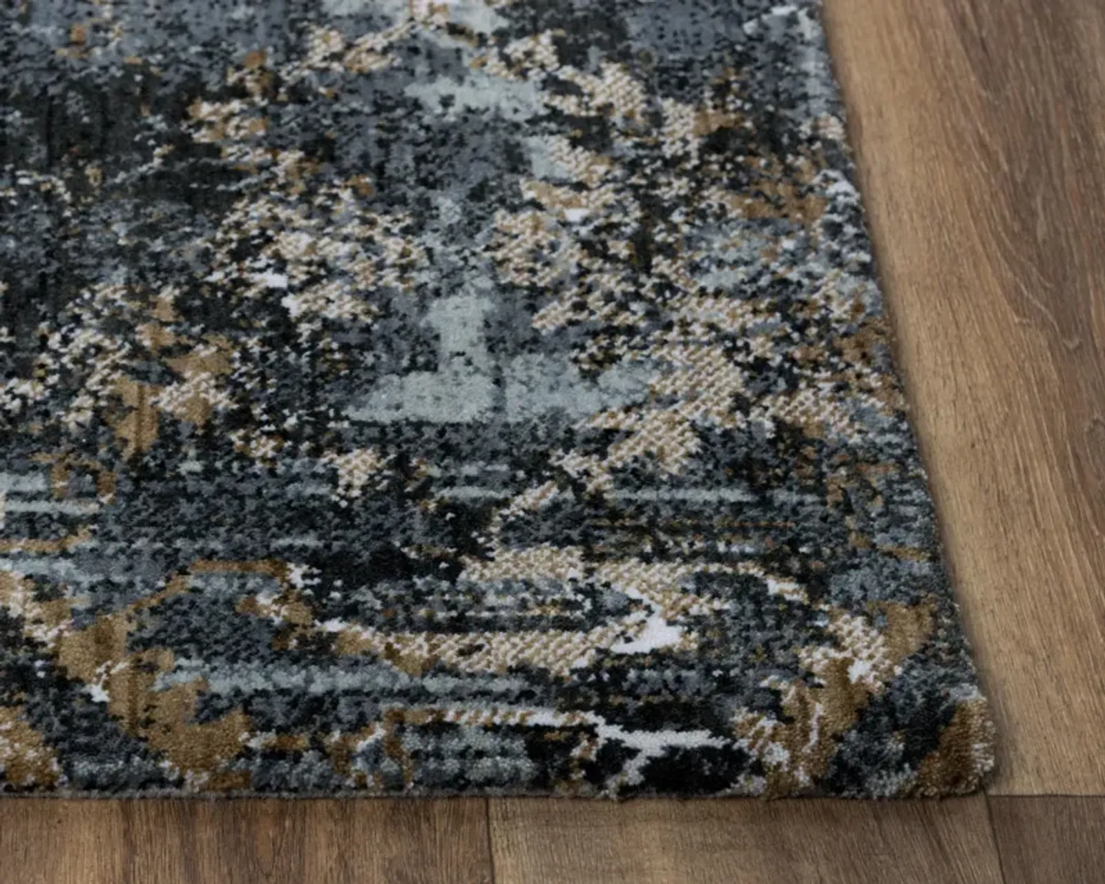 Elite Charcoal  Recycled Polyester 2'6" x 8' Runner Rug