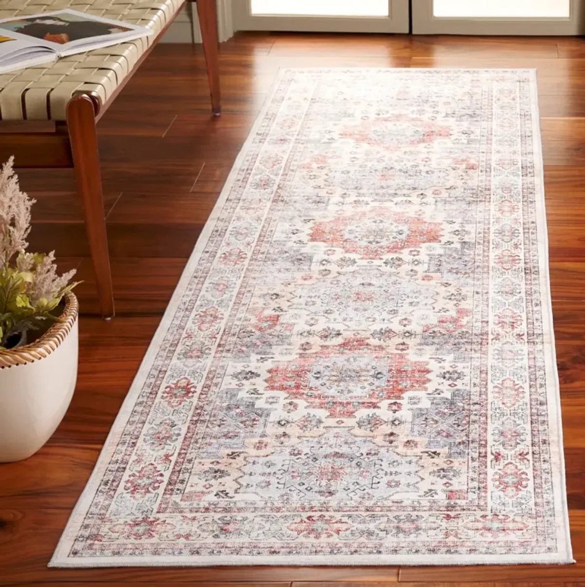 ARIZONA 512 RUST  2'-6' x 8' Runner Rug