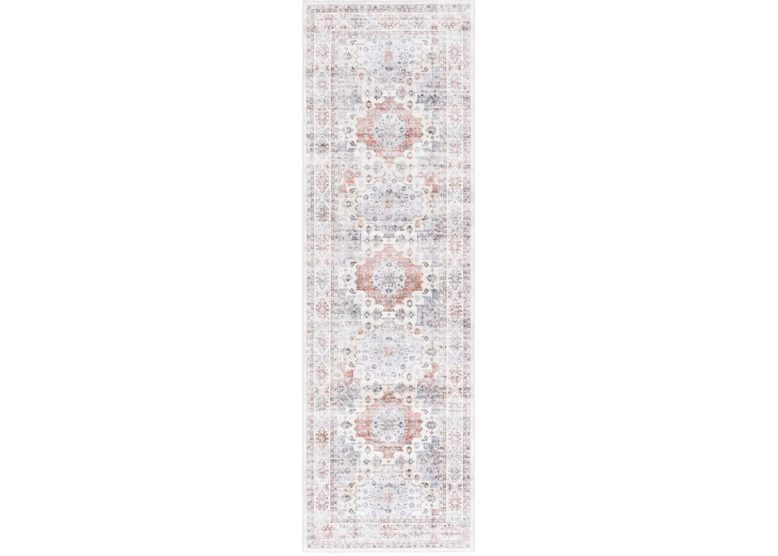 ARIZONA 512 RUST  2'-6' x 8' Runner Rug