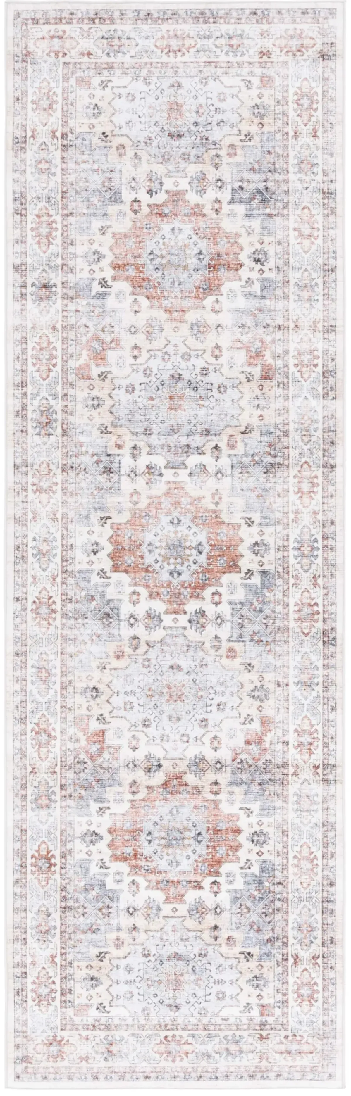 ARIZONA 512 RUST  2'-6' x 8' Runner Rug