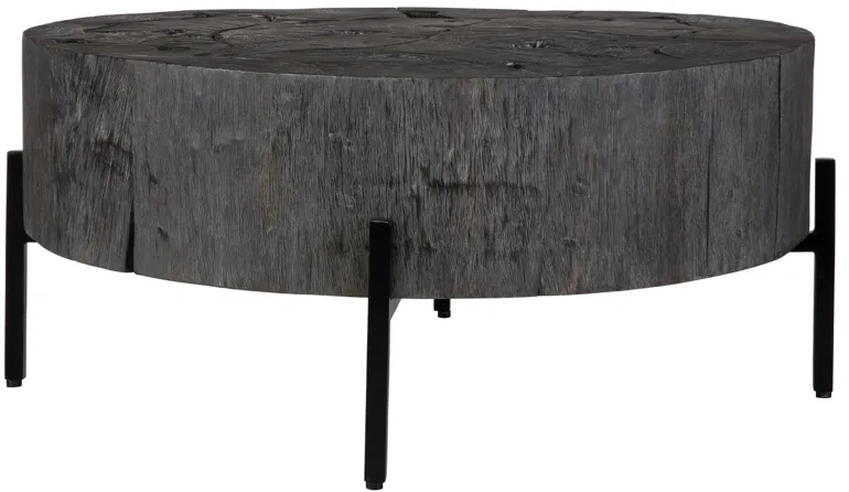 Adjoin Rustic Black Coffee Table