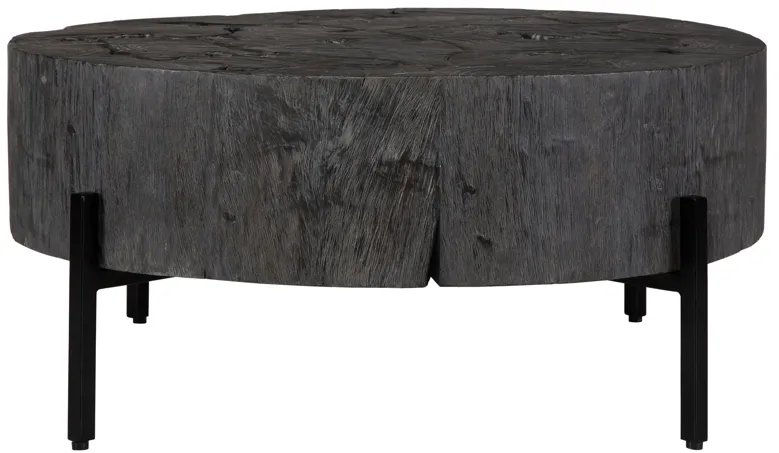 Adjoin Rustic Black Coffee Table