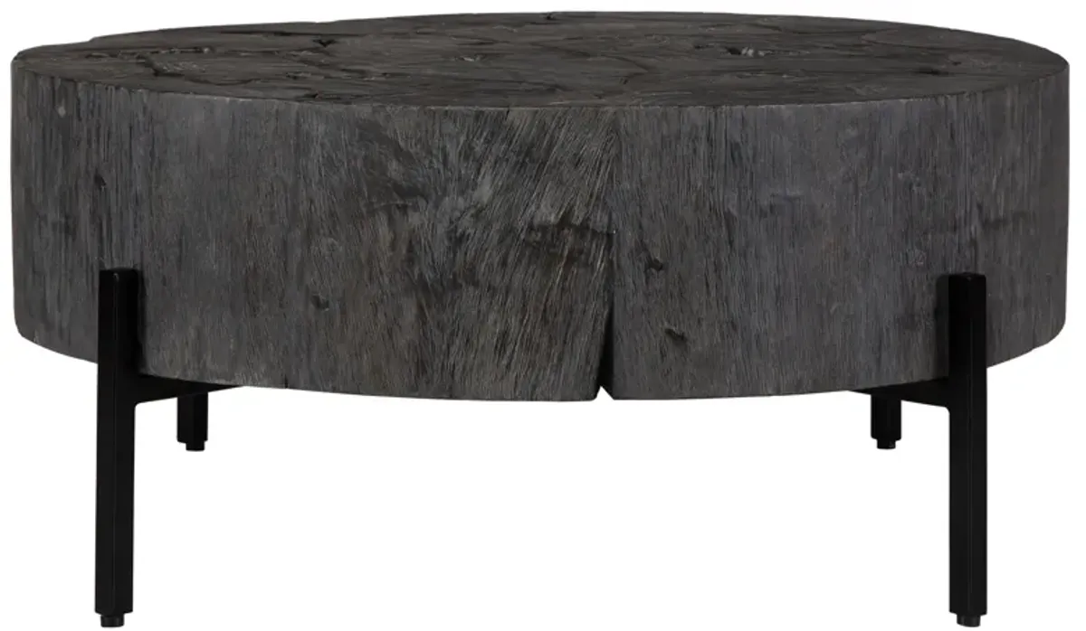 Adjoin Rustic Black Coffee Table