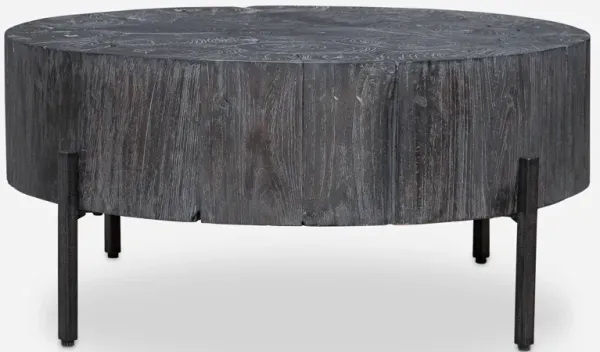 Adjoin Rustic Black Coffee Table