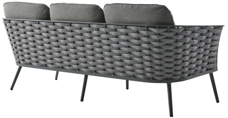 Stance Outdoor Patio Aluminum Sofa