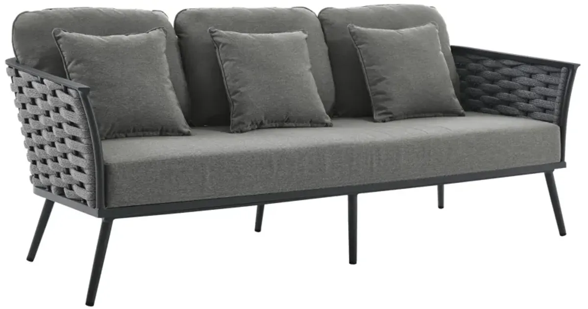 Stance Outdoor Patio Aluminum Sofa