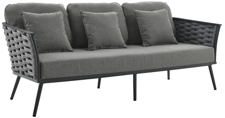 Stance Outdoor Patio Aluminum Sofa