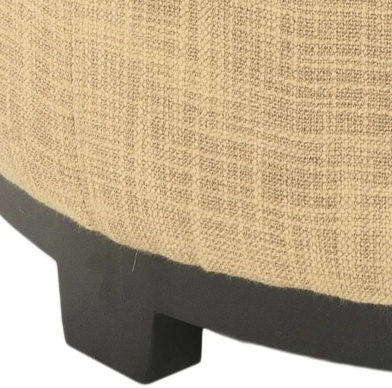 CHELSEA ROUND TRAY OTTOMAN