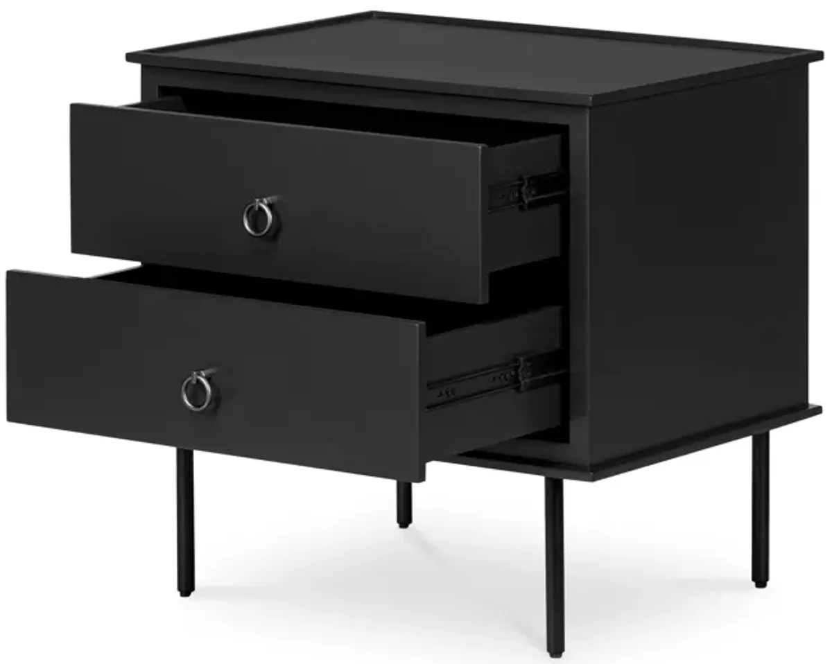 Reagan Nightstand Black