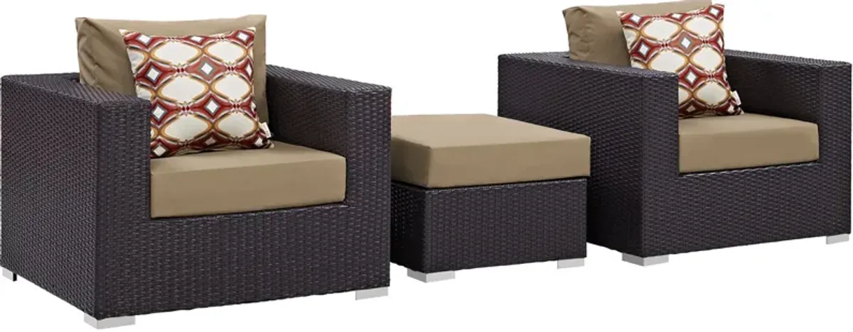 Convene 3 Piece Outdoor Patio Sofa Set