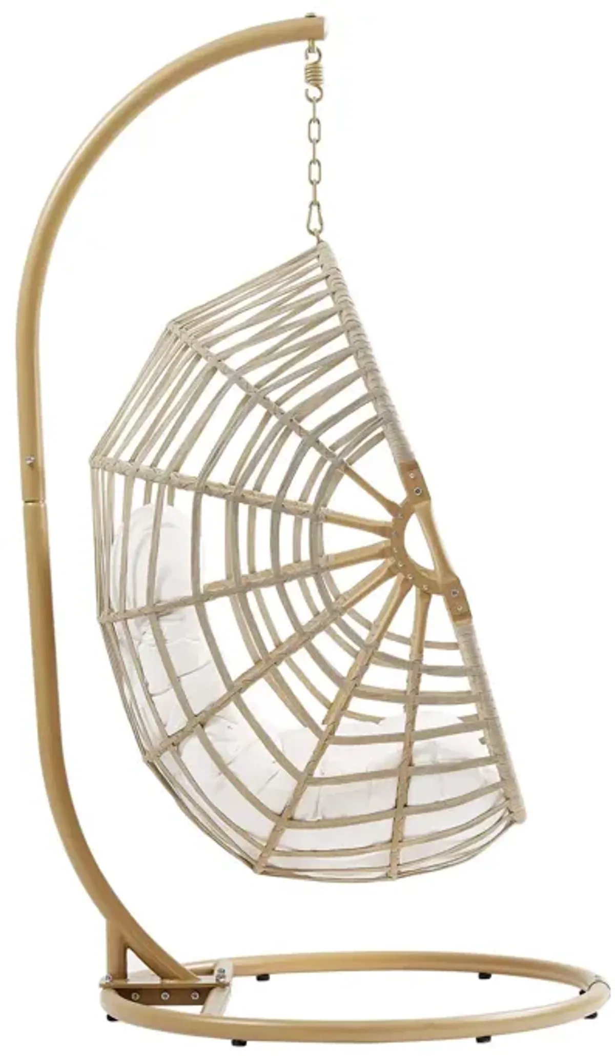 Amalie Wicker Rattan Outdoor Patio Rattan Swing Chair