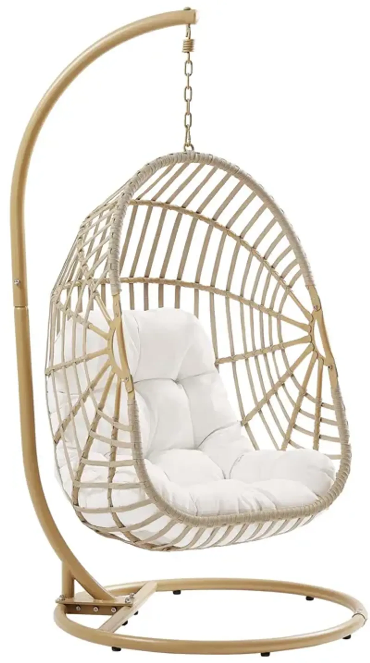 Amalie Wicker Rattan Outdoor Patio Rattan Swing Chair