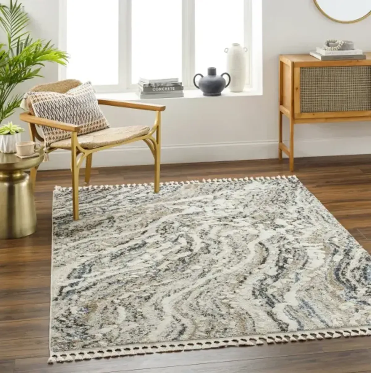 Rudy RDY-2302 9'2" x 12' Machine Woven Rug