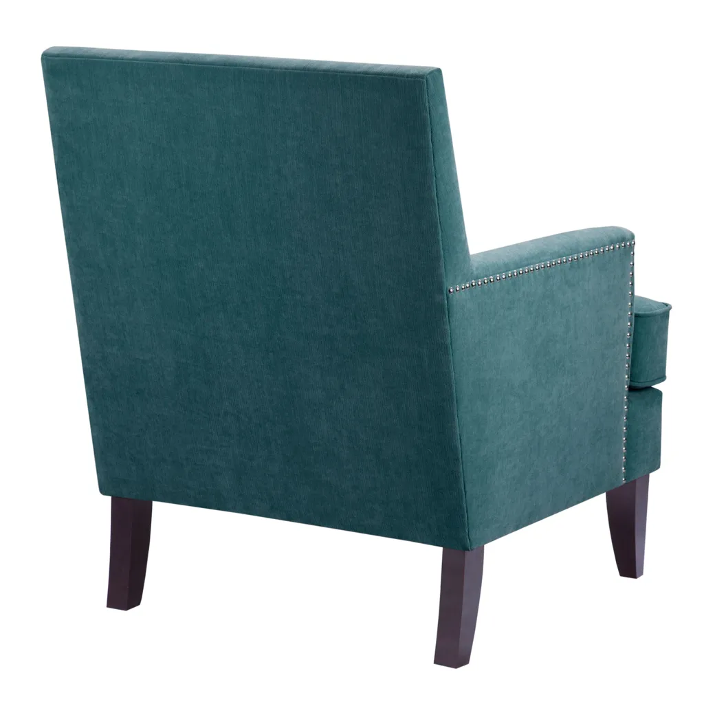 Madison Park Colton Blue Track Arm Club Chair