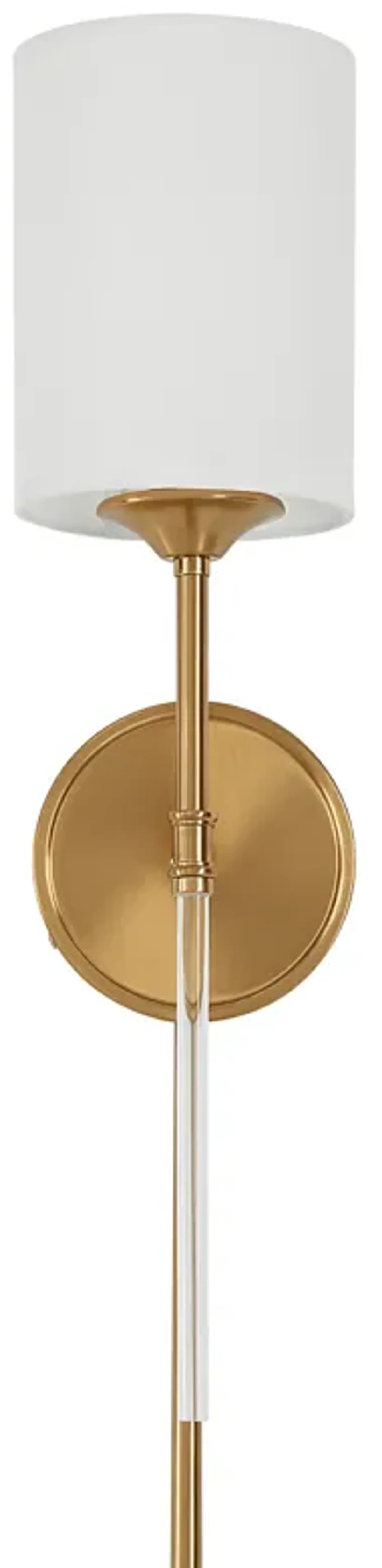 Awyr 1 Light Brass Sconce