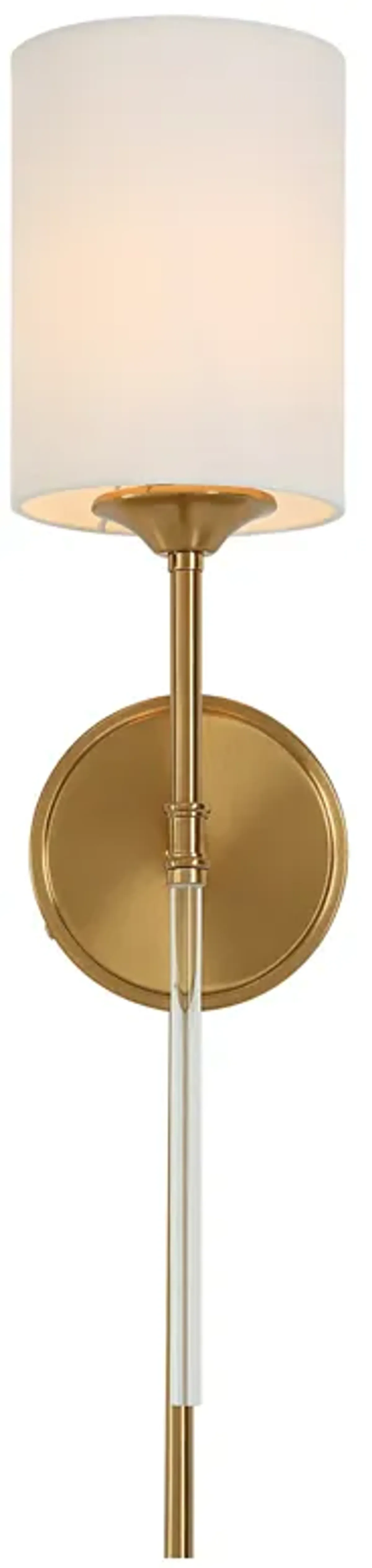 Awyr 1 Light Brass Sconce