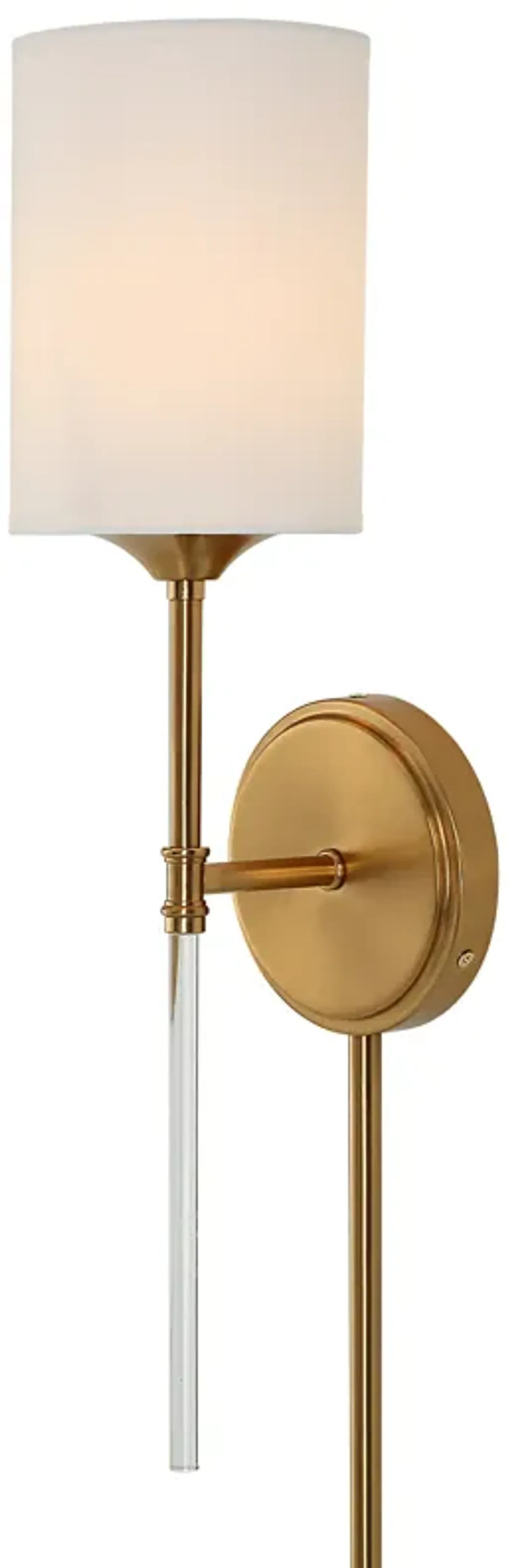 Awyr 1 Light Brass Sconce