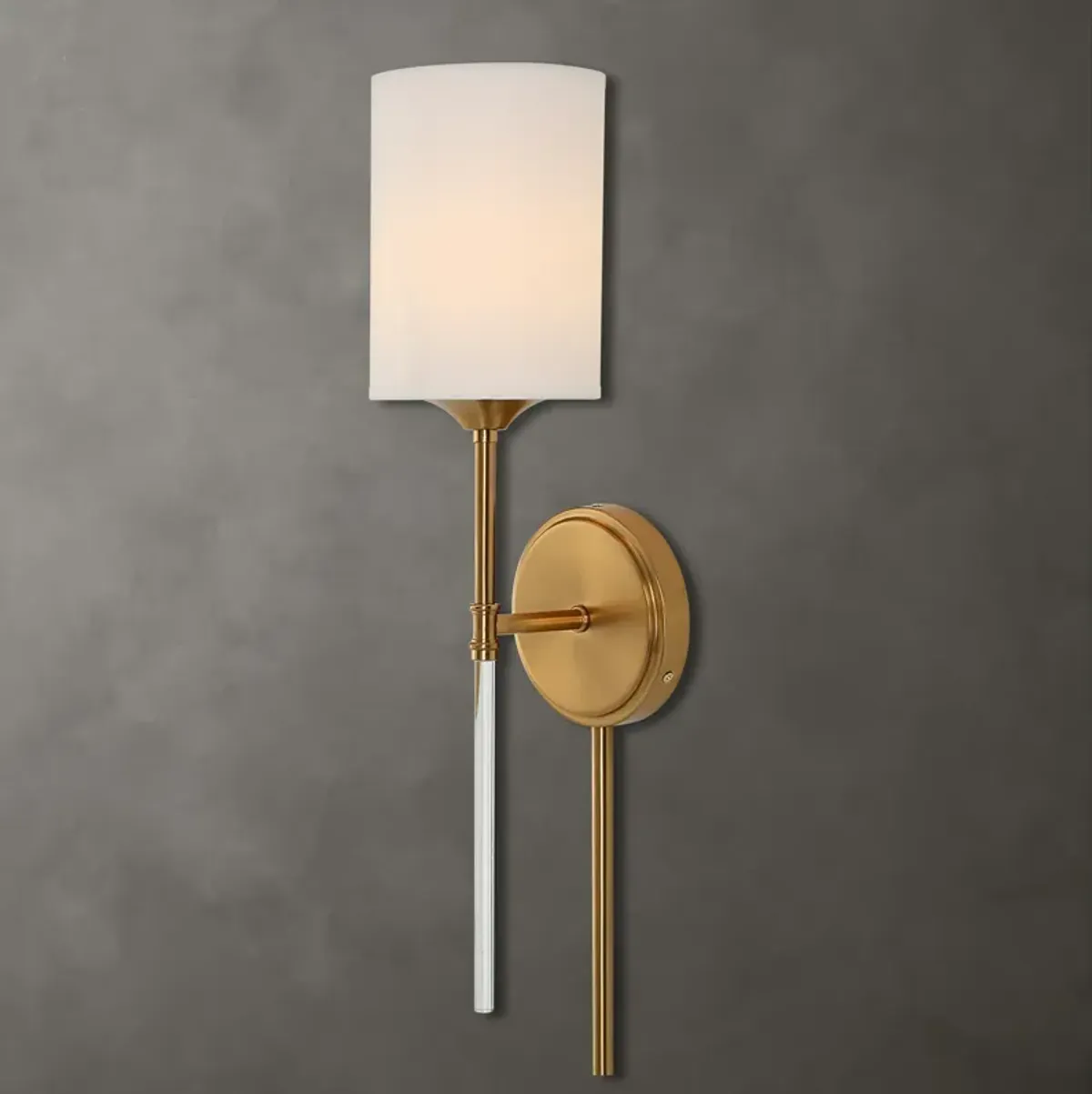 Awyr 1 Light Brass Sconce