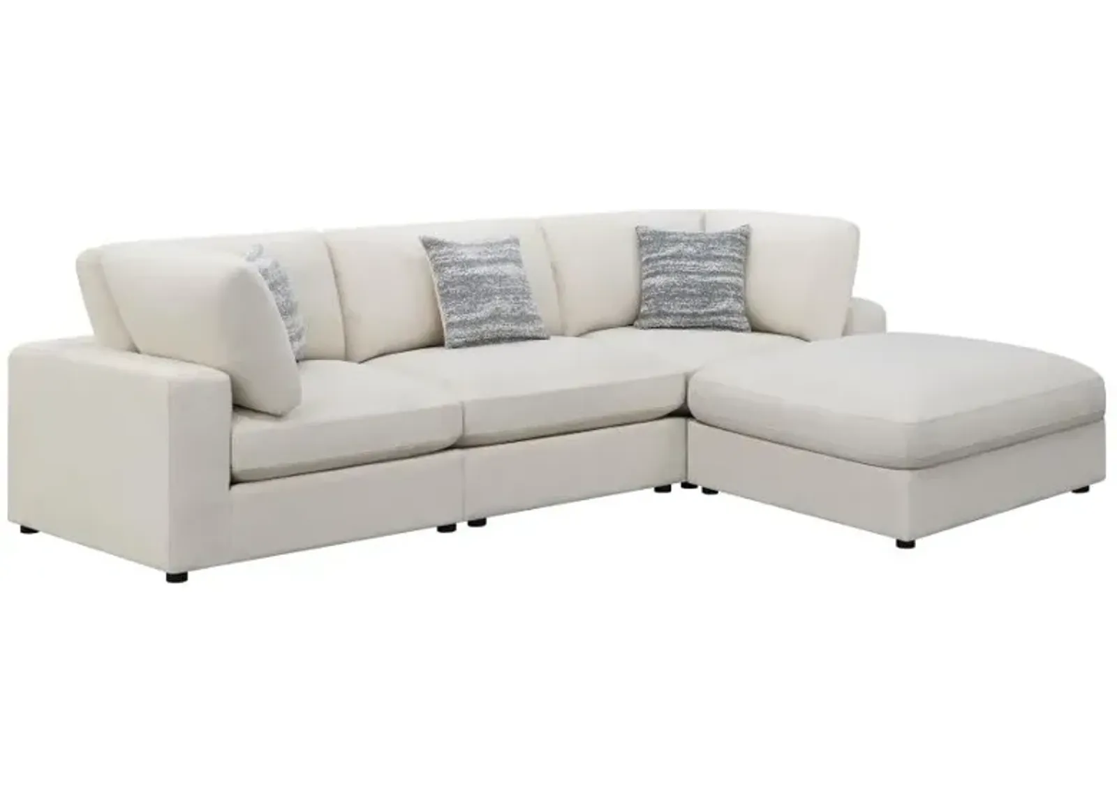 Ballyhea 4-Piece Upholstered Modular Sectional