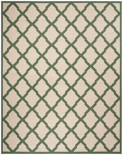 LINDEN 122 Collection LND122W-9 Cream / Green 9' X 12'