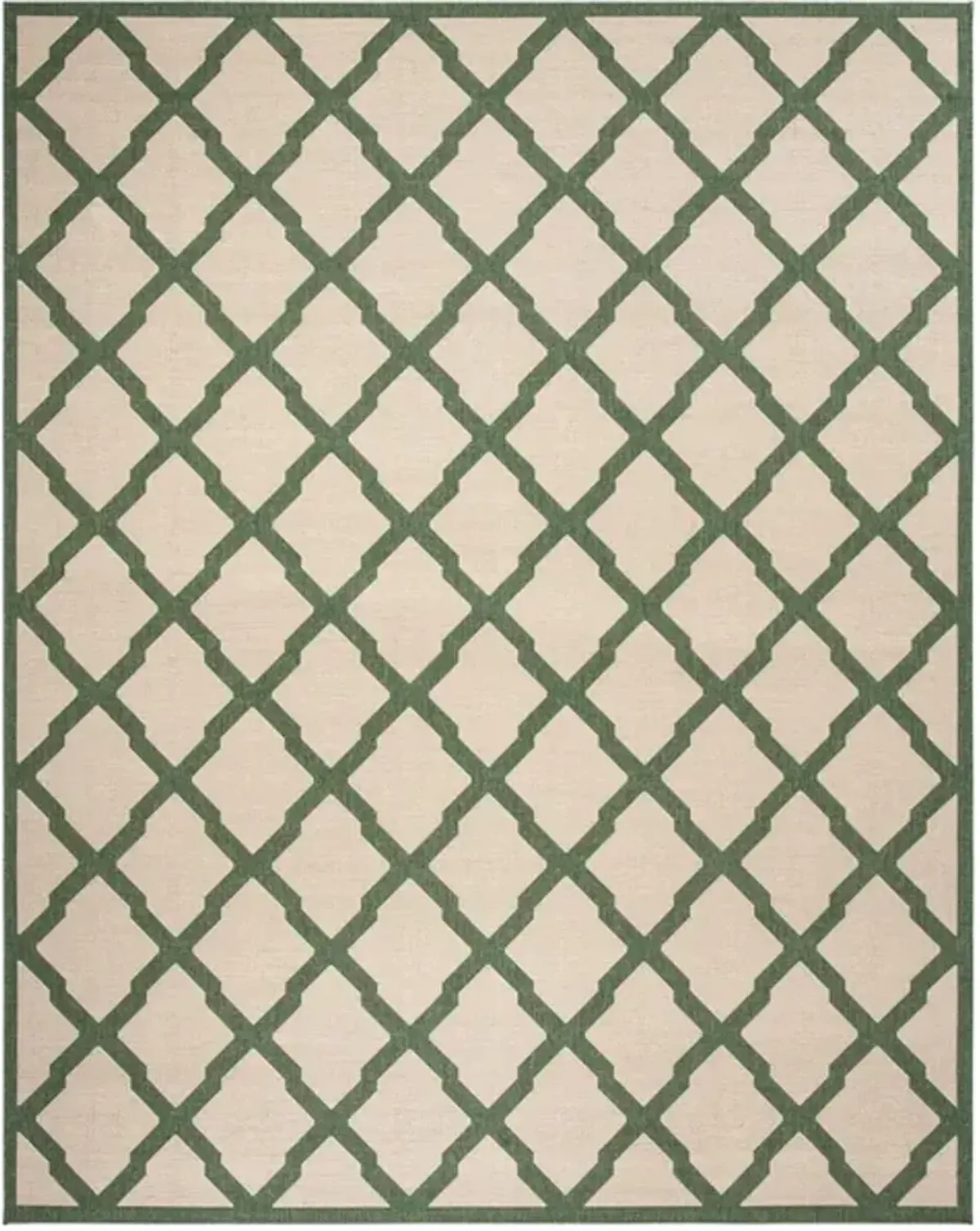 LINDEN 122 Collection LND122W-9 Cream / Green 9' X 12'