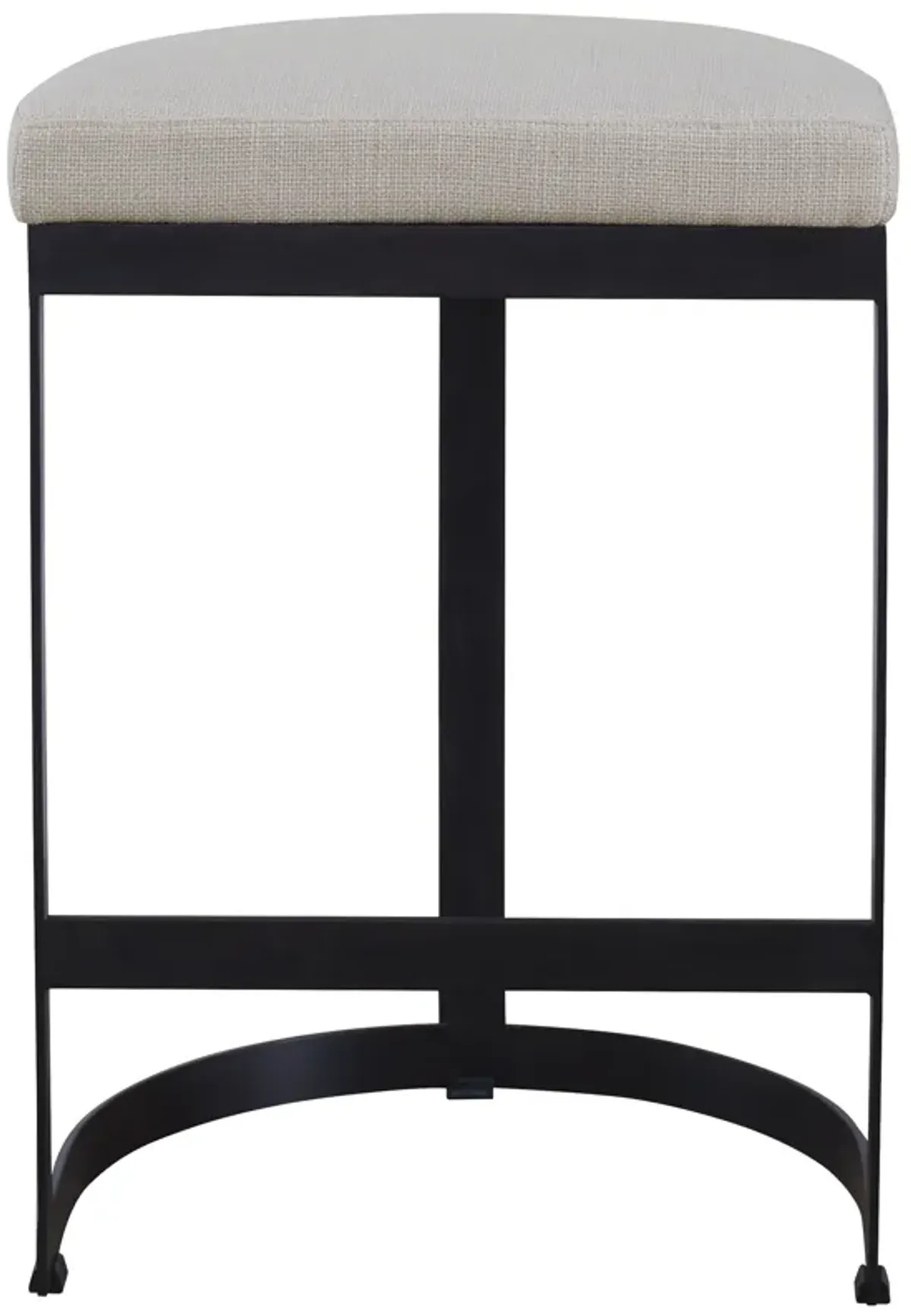 Ivanna Black Iron Counter Stool