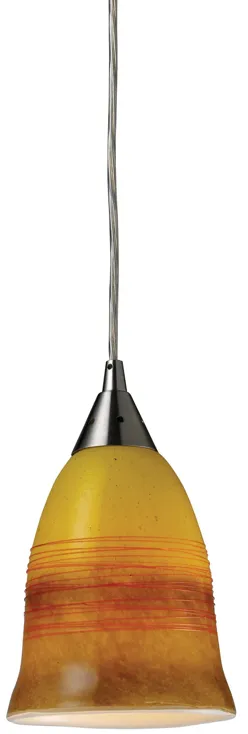 Horizon 5" Wide 1-Light Mini Pendant - Satin Nickel