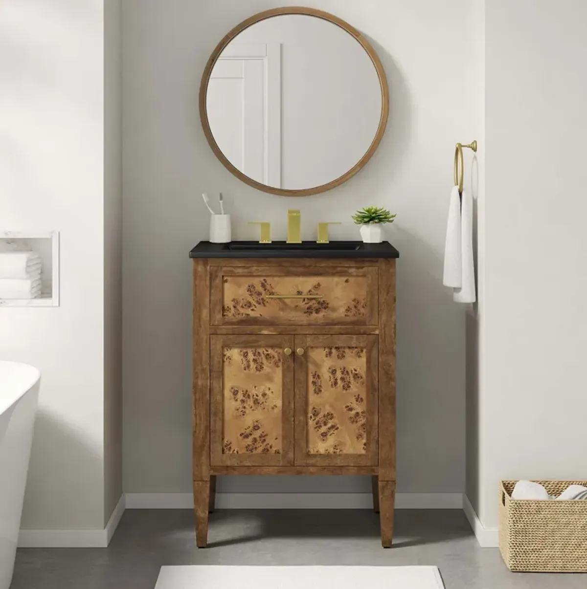 Elysian 24" Wood Bathroom Vanity