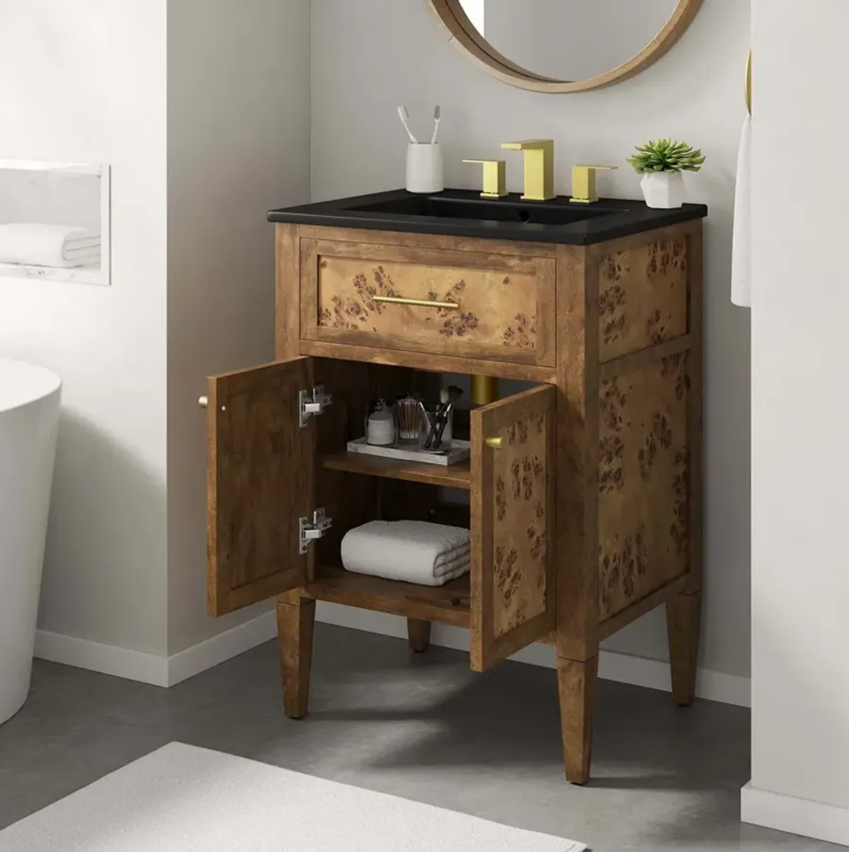 Elysian 24" Wood Bathroom Vanity