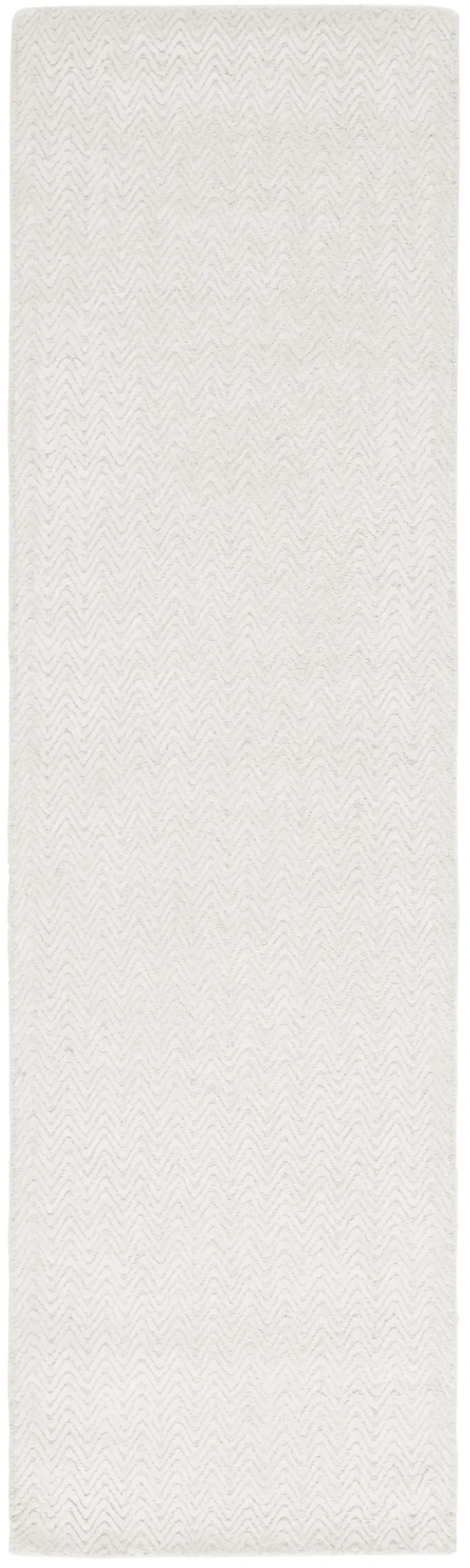 GLAMOUR 403 IVORY 2'-3' x 8' Runner Rug