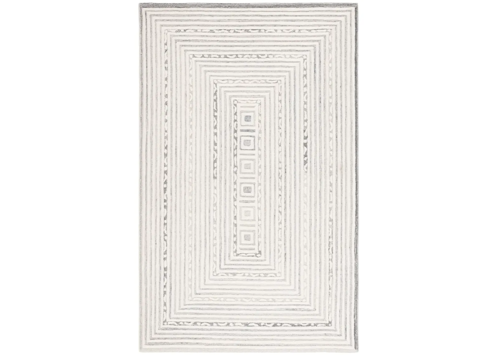 EBONY 811 IVORY  8' x 10' Large Rectangle Rug