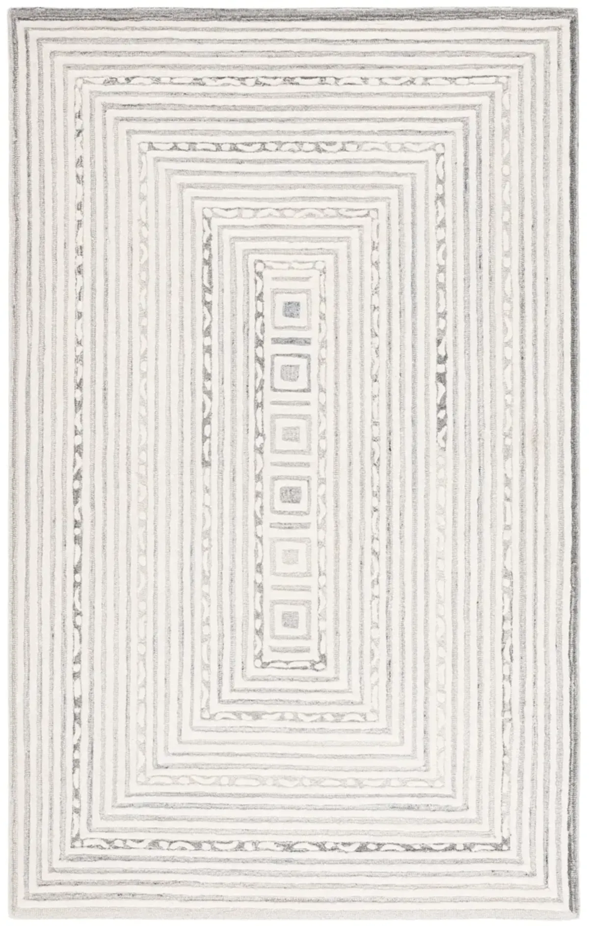 EBONY 811 IVORY  8' x 10' Large Rectangle Rug