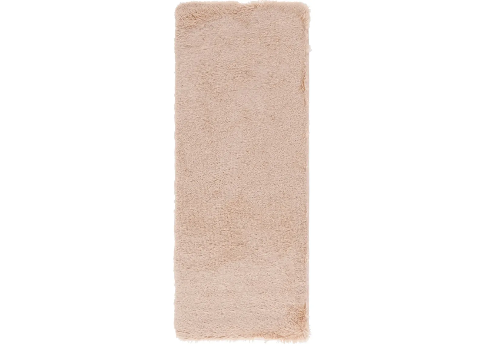 RAINBOW SHAG 101 BEIGE 2'-3' x 6' Runner Rug