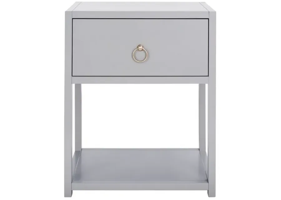 Yudi 1 Drawer 1 Shelf Nightstand