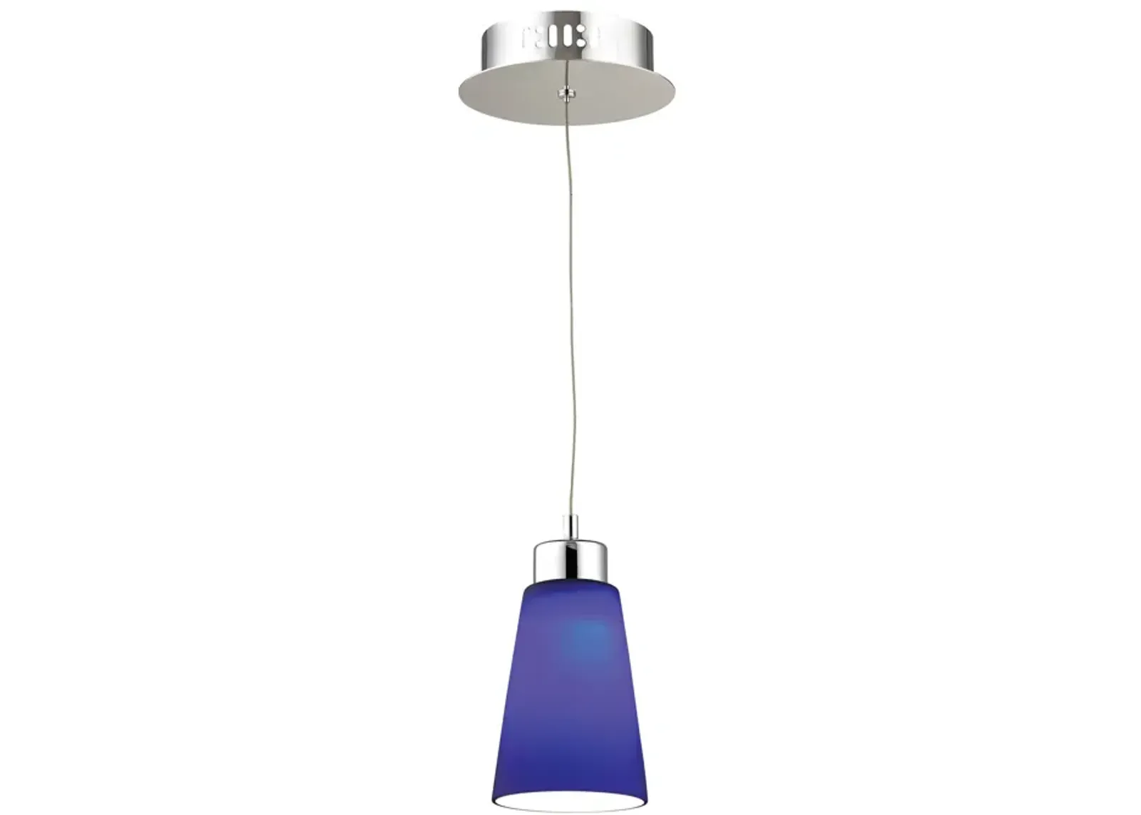 Coppa 5" Wide 1-Light Mini Pendant - Chrome