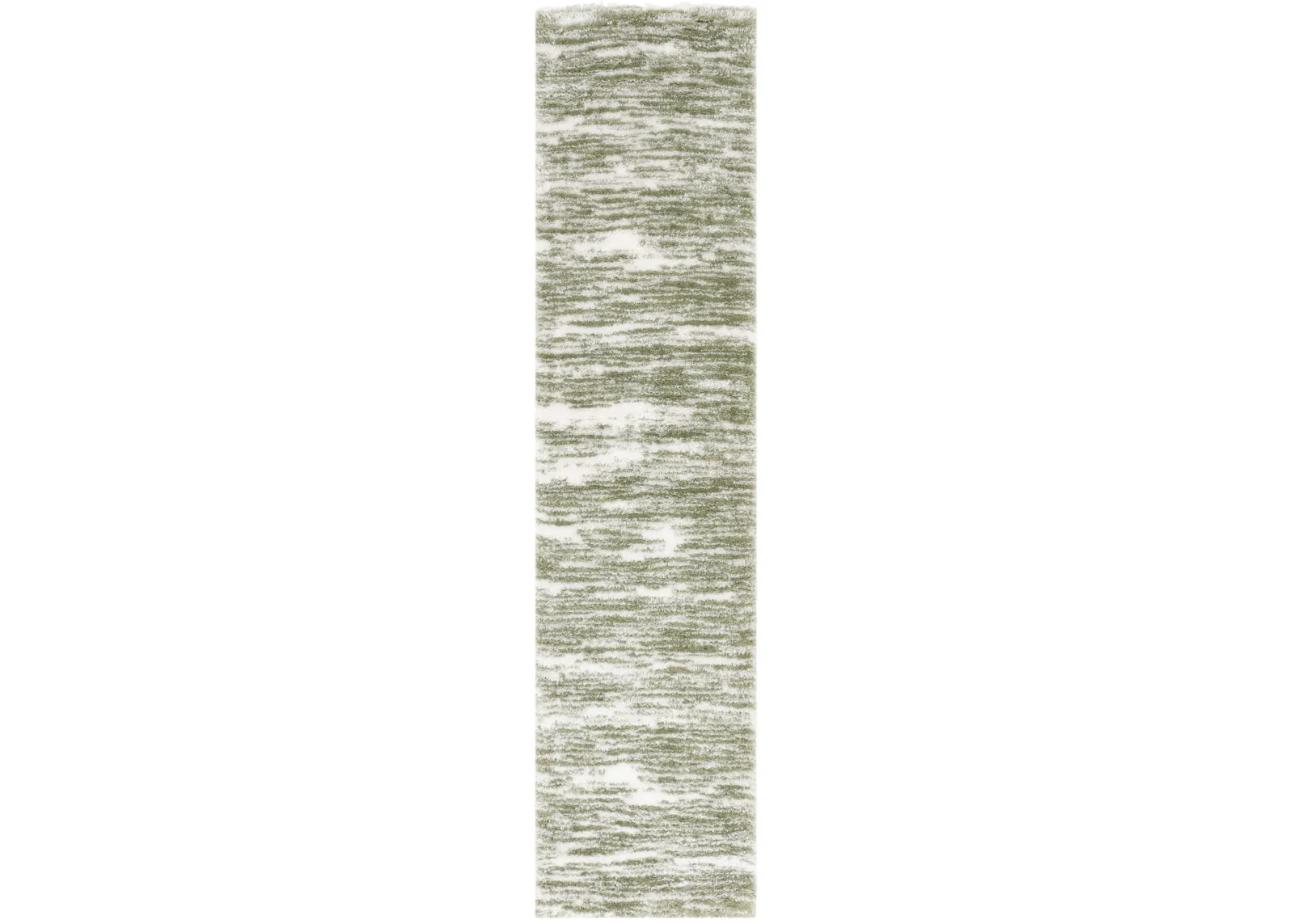 TAHOE SHAG 688 IVORY  2' x 8' Runner Rug