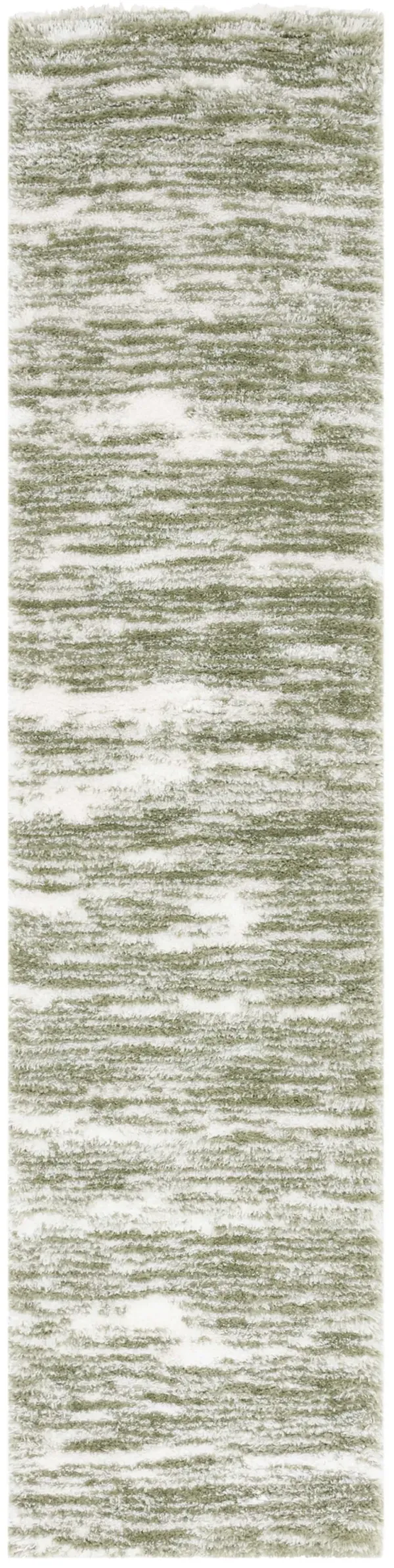 TAHOE SHAG 688 IVORY  2' x 8' Runner Rug