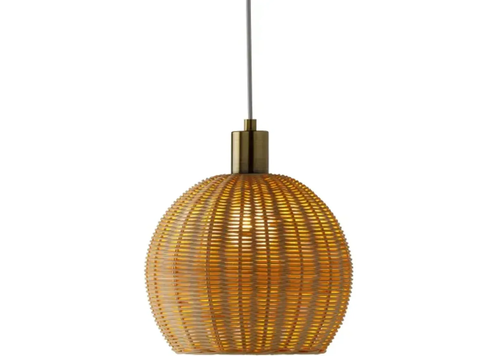 Melange MEG-003 10"L x 10"W x 9"H Pendant