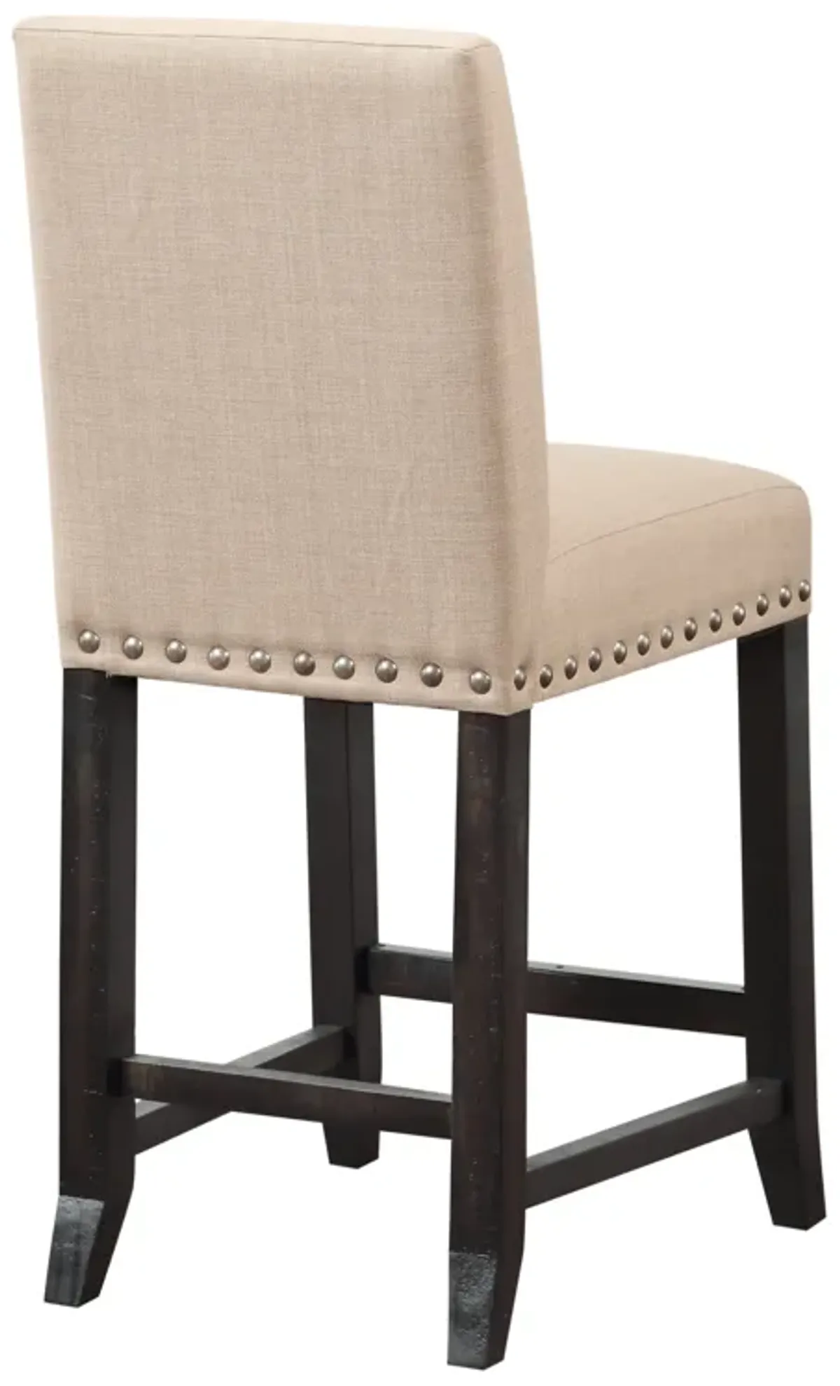 Yosemite Upholstered Kitchen Counter Stool in Cafe